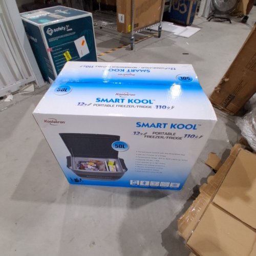 KOOLATRON 12V PORTABLE FREEZER/REFRIGERATOR WITH BLUETOOTH - 54 QT - GREY image 8