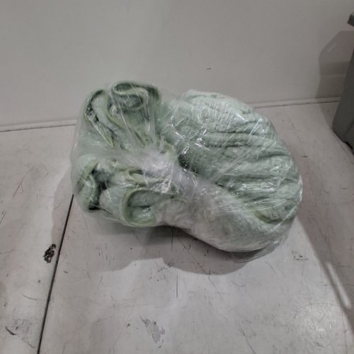 MICORFIBER TOWEL WITH HOOK- 60" X 36" - LIGHT GREEN image 4