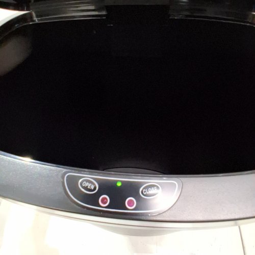 BESTOFFICE KITCHEN TRASH CAN WITH TOUCH FREE LID - 13GAL - BLACK (MODEL: TC-2461R-BLACK) image 2