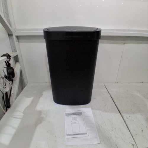BESTOFFICE KITCHEN TRASH CAN WITH TOUCH FREE LID - 13GAL - BLACK (MODEL: TC-2461R-BLACK) image 3