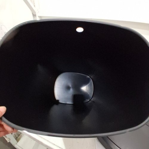 BESTOFFICE KITCHEN TRASH CAN WITH TOUCH FREE LID - 13GAL - BLACK (MODEL: TC-2461R-BLACK) image 6