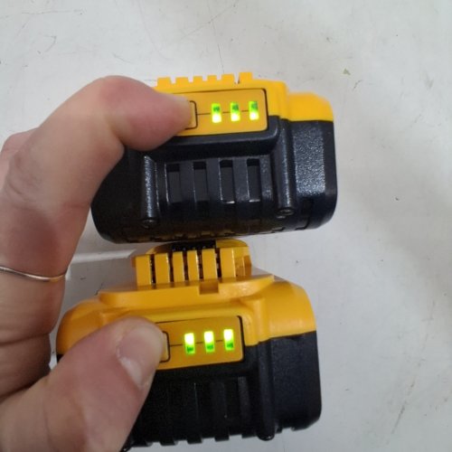 2PK KIGWOF 12AH REPLACEMENT BATTERY FOR DEWALT 20V - YELLOW/BLACK image 2