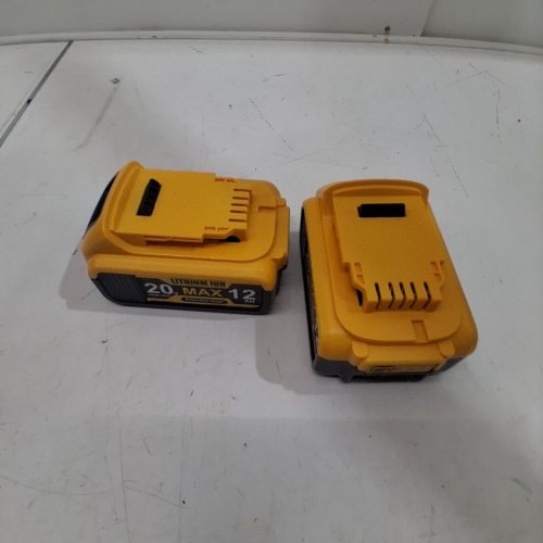 2PK KIGWOF 12AH REPLACEMENT BATTERY FOR DEWALT 20V - YELLOW/BLACK image 3