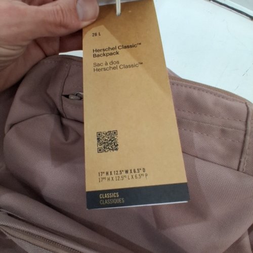 HERSCHEL SUPPLY CO. CLASSIC XL BACKPACK - 26L - PINK image 2
