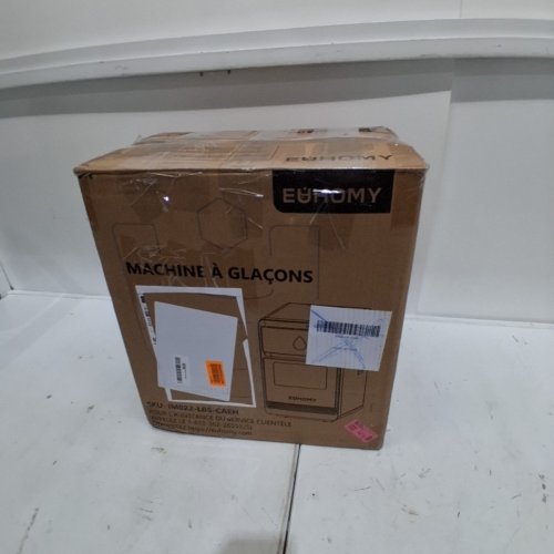 EUHOMY CRESCENT COUNTERTOP ICE MAKER WITH AUTO DEEP CLEANING - 28LBS - BLACK (MODEL: ‎IM022-L) image 5