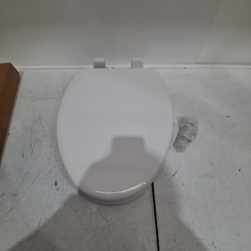 MAYFAIR BY BEMIS LANNON ELONGATED TOILET SEAT - 18" - WHITE image 2