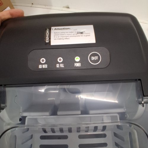 EUHOMY COUNTERTOP ICE MAKER MACHINE - MAKES 26LB/DAY - BLACK (MODEL: IM-06D / IM001-BBL-CAEH) image 2