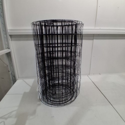 43.5FT WIRE MESH METAL FENCE ROLL - 2FT H - BLACK image 2