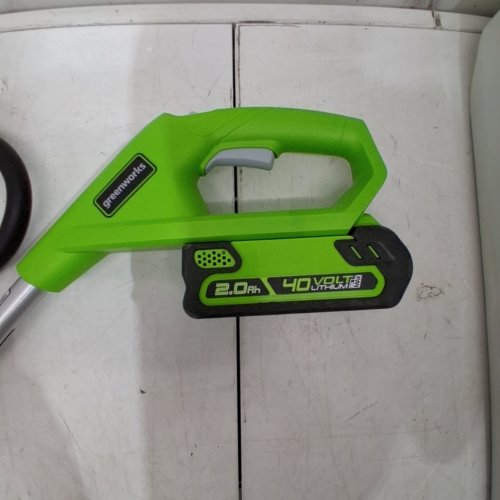 GREENWORKS CORDLESS STRING TRIMMER *TOOL ONLY*- 40V - 12" - GREEN/BLACK (MODEL: STF309) image 2