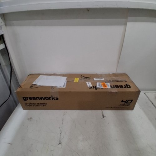 GREENWORKS CORDLESS STRING TRIMMER *TOOL ONLY*- 40V - 12" - GREEN/BLACK (MODEL: STF309) image 5