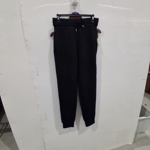 WOMEN'S ATHLETIC WORKS SCUBA KNIT JOGGER PANTS - SMALL - BLACK image 2