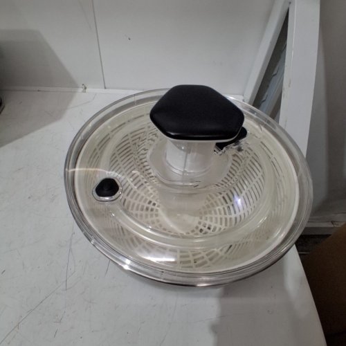 MIU HAND OPERATED DISHWASHER SAFE SALAD SPINNER - 6L - STAINLESS STEEL (MODEL: 2863207) image 2