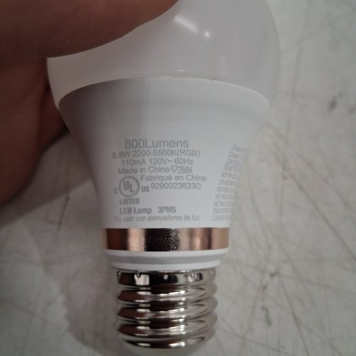 PHILIPS WIZ SMART LED A-LINE FULL COLOR DIMMABLE LIGHT BULB - 60W - 2200-6500K - WHITE image 4