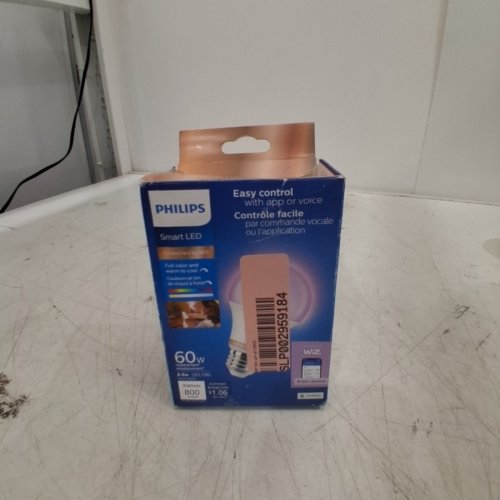 PHILIPS WIZ SMART LED A-LINE FULL COLOR DIMMABLE LIGHT BULB - 60W - 2200-6500K - WHITE image 5