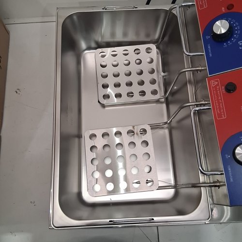 HTTSICHI COMMERCIAL FOOD FRYER - 110-120 V, 3400W - 23" × 17.7" × 11.6" - STAINLESS STEEL (MODEL: SZ-831) image 6