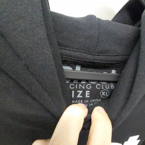 MEN'S GHOST RACING GRAPHIC PULL OVER HOODIE - EXTRA LARGE - BLACK / RED image 3