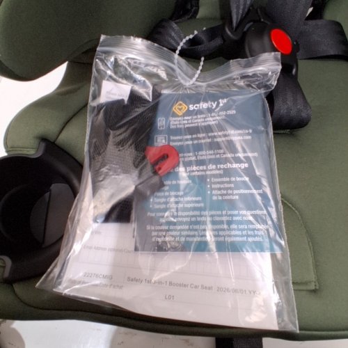 SAFETY 1ST 3-IN-1 HARNESS BOOSTER CAR SEAT - 100LB MAX - MINERAL GREEN - (MODEL: 22276CMIG) image 4