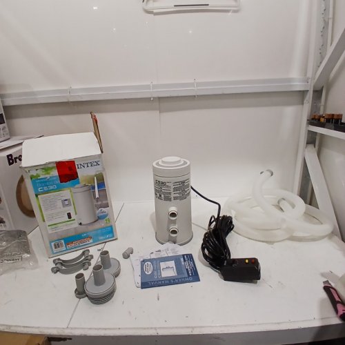 INTEX C530 KRYSTAL CLEAR CARTRIDGE FILTER PUMP FOR ABOVE GROUND POOLS - 530 GPH- GREY (MODEL: 28603EG) image 3