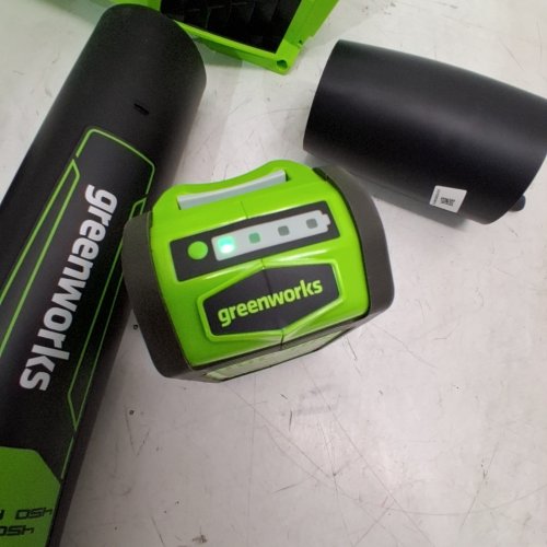 GREENWORKS 40V AXIAL BLOWER WITH 40V BATTERY AND CHARGER - (MODEL:BLF346) image 2