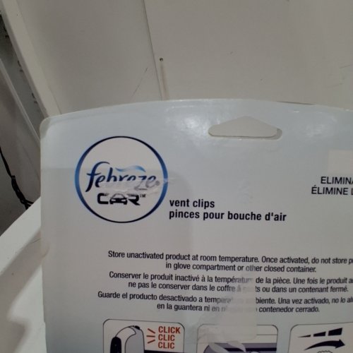 4PK FEBREZE CAR VENT CLIPS - LINEN AND SKY - 8 ML image 2