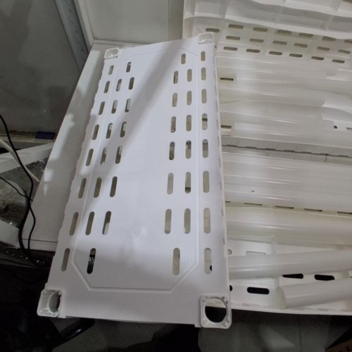 4-TIER STORAGE SHELF FOR GARAGE, BASEMENT, UTILITY SHED OR WORKSHOP - 29" X 14" - WHITE image 3