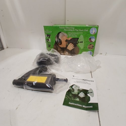 SOLARAWAY NATUREXPLORER ELECTRONIC LISTENING & DIGITAL RECORDING DEVICE, HEADPHONES INCLUDED - BLACK image 3
