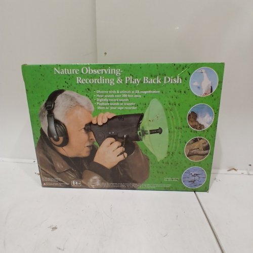 SOLARAWAY NATUREXPLORER ELECTRONIC LISTENING & DIGITAL RECORDING DEVICE, HEADPHONES INCLUDED - BLACK image 4