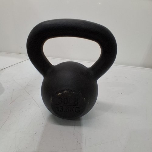 YES4ALL CAST IRON KETTLEBELL - 30LB - BLACK image 2