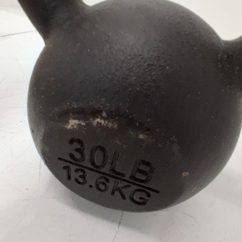 YES4ALL CAST IRON KETTLEBELL - 30LB - BLACK image 3