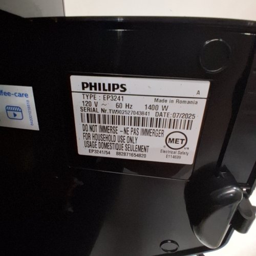 PHILIPS 3200 SERIES LATTEGO FULLY AUTOMATIC ESPRESSO MACHINE WITH BUILT-IN GRINDER & MILK FROTHER - BLACK (MODEL: EP3241/54) image 8