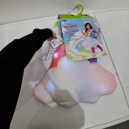 2PC LIGHT-UP RAINBOW COSTUME - 3-4T - MULTICOLOUR (STYLE: Y01104) image 3