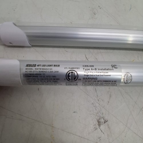 2PK JESLED TYPE A+B TUBE LIGHTS - 24W - 6000K-6500K - WHITE (MODEL: ‎SWT81824A2120) image 3