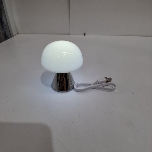 LEXON MINI MUSHROOM LED TABLE LAMP - CHROME (MODEL: LH60) image 3