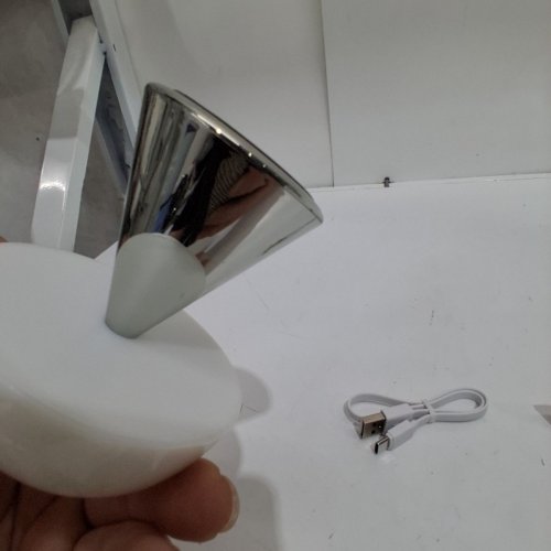 LEXON MINI MUSHROOM LED TABLE LAMP - CHROME (MODEL: LH60) image 5
