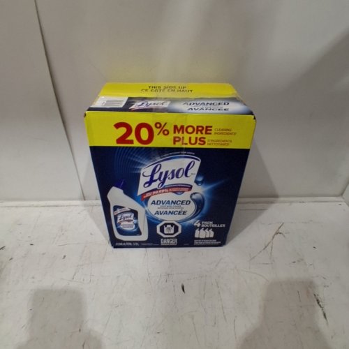 4PK LYSOL ADVANCED TOILET BOWL CLEANER - 946ML/BOTTLE (MODEL: 937319) image 4