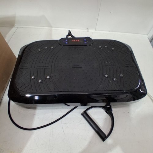 TAEVNO BLUETOOTH VIBRATION PLATE EXERCISE MACHINE - 450LB CAPACITY - BLACK image 2
