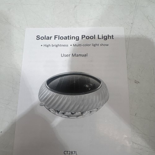 RGB SOLAR FLOATING POOL LIGHT, IP68, 2500 MAH - MULTICOLOUR image 2
