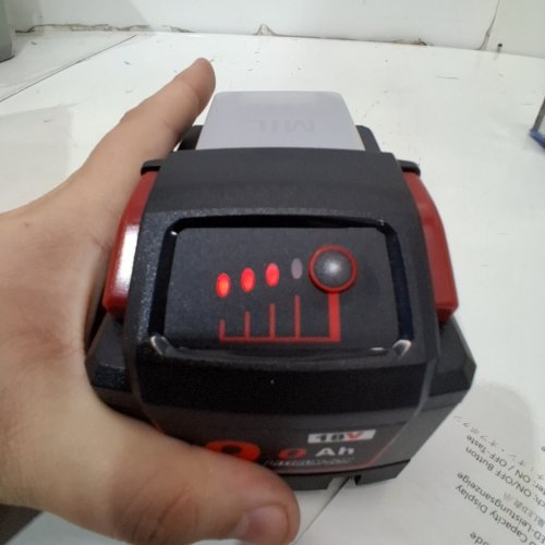WAITLEY REPLACEMENT BATTERY COMPATIBLE WITH MILWAUKEE M18, 18V, 9.0AH, 9000MAH - BLACK/RED (MODEL: WTL18) image 2