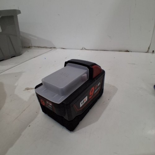 WAITLEY REPLACEMENT BATTERY COMPATIBLE WITH MILWAUKEE M18, 18V, 9.0AH, 9000MAH - BLACK/RED (MODEL: WTL18) image 4