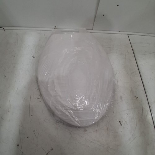 GARVEE ELONGATED SOFT CLOSE EASY CLEAN PLASTIC TOILET SEAT - 19" - WHITE - (MODEL: PHO_11GXK800) image 2
