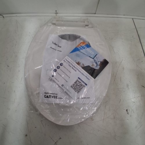 GARVEE ELONGATED SOFT CLOSE EASY CLEAN PLASTIC TOILET SEAT - 19" - WHITE - (MODEL: PHO_11GXK800) image 3