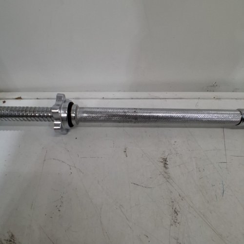 OLYMPIC STANDARD WEIGHTLIFTING BARBELL - 1" X 5FT - CHROME image 4