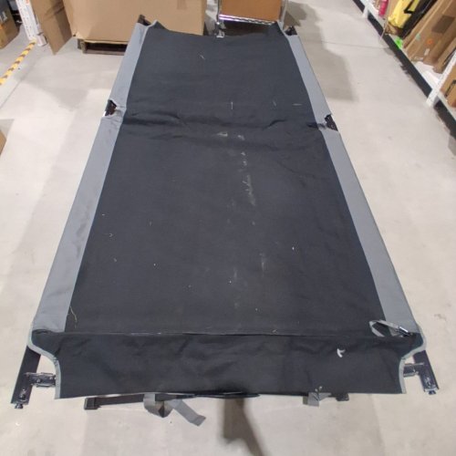 EVER ADVANCED FOLDING CAMPING COT - XL 84.3" X 39" - BLACK image 2