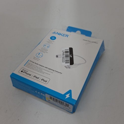 ANKER 3.5MM AUDIO ADAPTER WITH LIGHTNING CONNECTOR - WHITE (MODEL: A8193) image 3