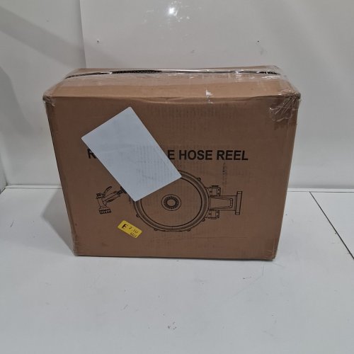 HONGMAI RETRACTABLE HOSE REEL WITH 10 PATTERN NOZZLE -50FT - BLACK / ORANGE image 7