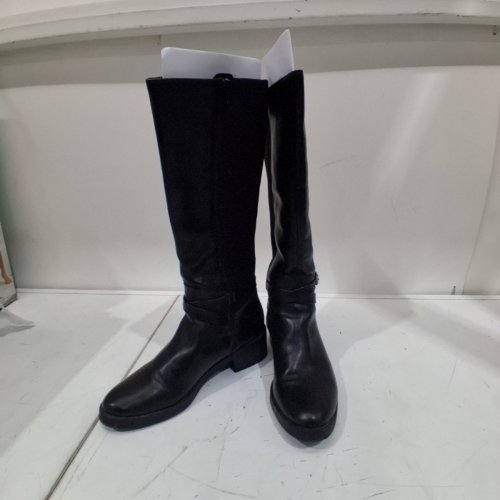 WOMEN'S LIFESTRIDE BROOKS WIDE CALF TALL RIDING BOOTS - 9M - BLACK image 2