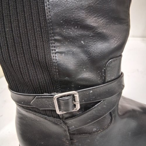 WOMEN'S LIFESTRIDE BROOKS WIDE CALF TALL RIDING BOOTS - 9M - BLACK image 4