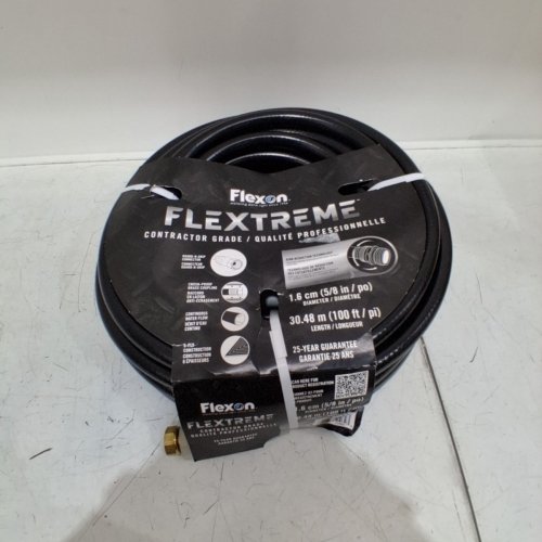 FLEXON FLEXTREME CONTRACTOR GRADE HOSE WITH GUARD & GRIP - 5/8" X 100FT - BLACK (MODEL: 1765024) image 2
