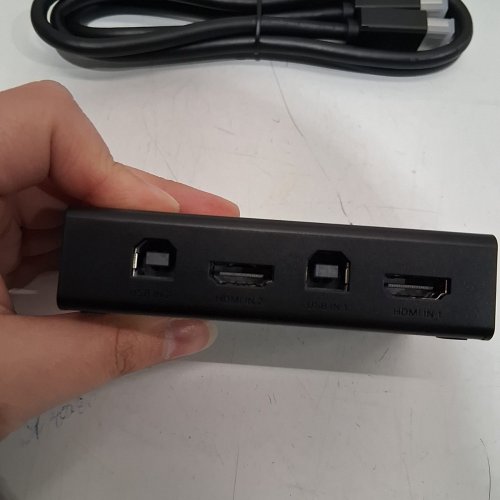 6PC UGREEN HDMI KVM SWITCH 1 MONITOR 2 COMPUTERS - BLACK (MODEL: CM571 ) image 7