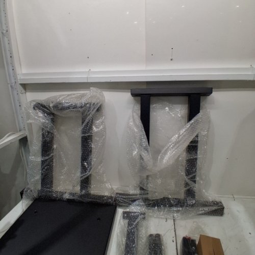 HANDBODE ADJUSTABLE DUMBBELL STORAGE STAND - 27" X 25" X 22" - 500 LBS MAX - BLACK (MODEL: ADS 25-1) image 5